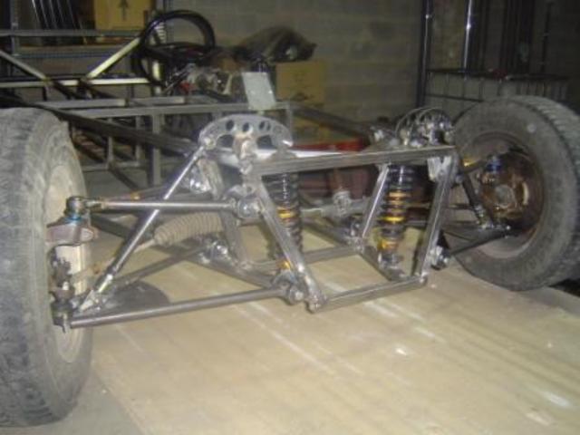 front suspension finished